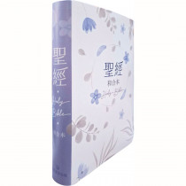 聖經-和合大字橫排彩皮神版索引(粉藍)