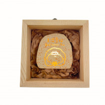 木盒石頭燈-主深愛你